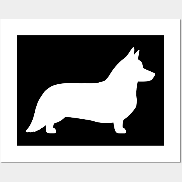 Cardigan Welsh Corgi Silhouette Wall Art by Coffee Squirrel